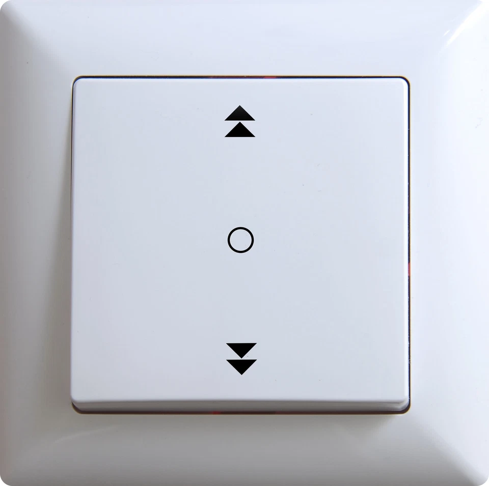 Gunsan Visage Jalousieschalter 1x Schaltwippe Unterputz - Weiß (01281100100179)