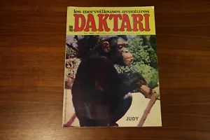 Daktari Fumetto Francese 1972 Judy Lo Scimpanzé Les Merveilleuses Avventure Grande - Foto 1 di 10