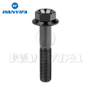 M10 Titanium Bolt Flange Hex Head DIN6921 20,25,30,35,40,45,50,60,70,80,100mm - Picture 1 of 11