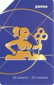 819/2020 Card Phonecard Used Urmet Poland 756 Zodiac Vergin 25 U - Picture 1 of 2