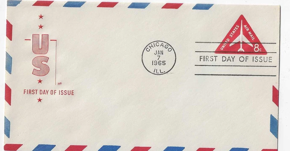 House of Farnam # UC37 1965 AirMail Envelope - Image 1 of 1