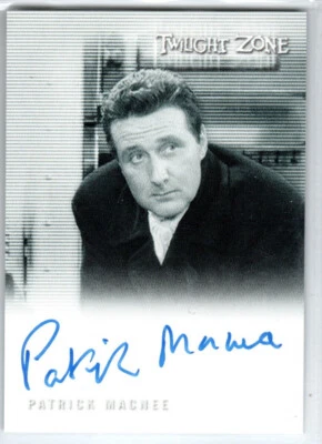 THE COMPLETE TWILIGHT ZONE 50TH ANNIVERSARY A107 PATRICK MACNEE AUTOGRAPH d.2015 - Image 1 of 2