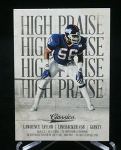 2018 Classics High Praise #3 Lawrence Taylor New York Giants - Picture 1 of 2