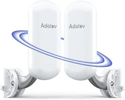 5.8G WiFi Bridge 1.5KM Long Range Outdoor Point-to-Point Wireless Bridge 100MPS - Image 1 of 4