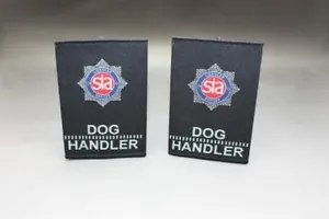 SIA SECURITY DOG HANDLER BADGED EPAULETTES  - Picture 1 of 1