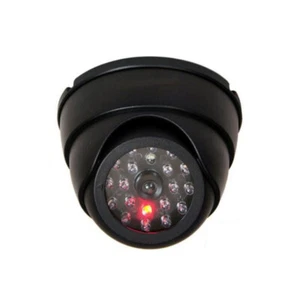 Surveillance Dome Security Flashing LED Light Fake Monitor CCTV Dummy Camera - Picture 1 of 6