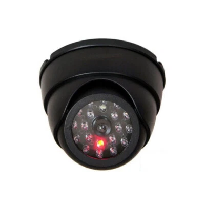 Surveillance Dome Security Flashing LED Light Fake Monitor CCTV Dummy Camera - Image 1 of 4
