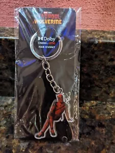 Deadpool And Wolverine AMC Dolby Fan Event Deadpool Keychain - Picture 1 of 2