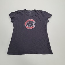 Chicago Cubs Shirt Womens Extra Large Gray Baseball MLB 47 Ladies