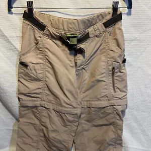 Pantalones REI Para Mujer Talla 2P Beige Nylon Cremallera Convertible Carga Aire Libre Senderismo - Imagen 1 de 8