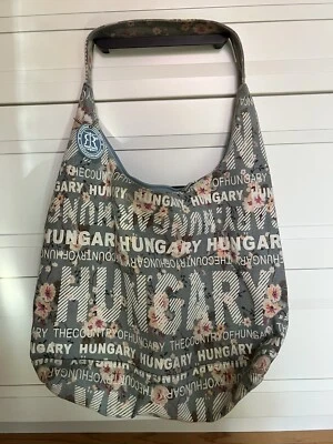 Robin Ruth Hungary tote bag hobo style with Blue lining with zipper pouch - Image 1 of 2