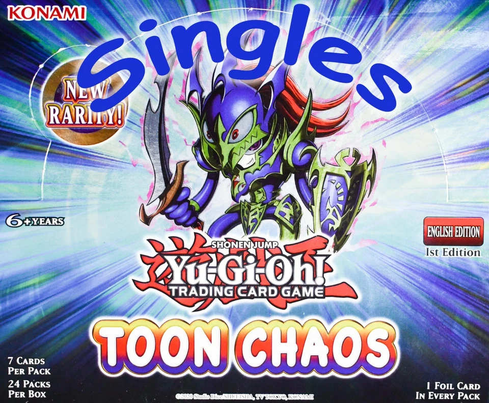 Yugioh Toon Chaos TOCH-EN 1st Edition MINT-NM  (PACK FRESH) Singles - Image 1 of 1
