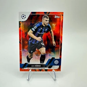 2022-2023 Topps UEFA Club Competitions Inferno Foil #192 Edin Džeko - Picture 1 of 2