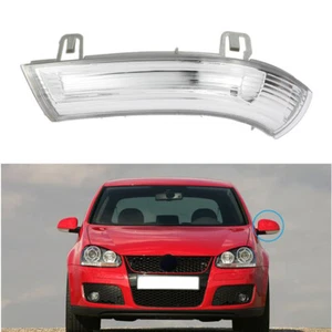 Left Wing Mirror Indicator Turn Signal Lens Bulbs For VW Golf Passat Jetta NEW - Picture 1 of 5