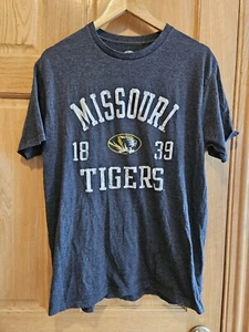Pro Edge Apparel Missouri Tigers Mizzou Gray Gold Shirt Size Large T-Shirt - Picture 1 of 3
