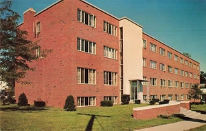 Postcard Franklin Hall Illinois Wesleyan University Bloomington Illinois - Picture 1 of 3