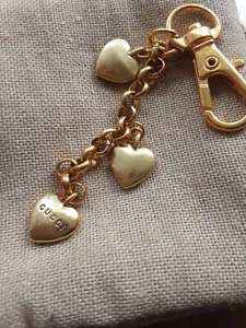 Gucci Keychain hearts / gold - Picture 1 of 8