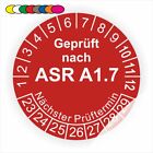 Prüfplaketten Geprüft gemäß ASR A1.7 Prüfung Kraftbetätigte Tür -Tore Ø:20-50mm 