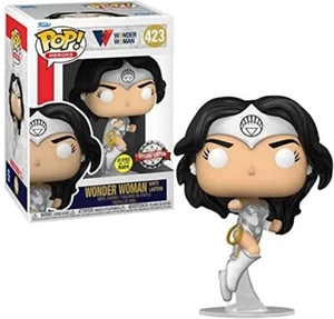 FUNKO POP 423  WONDER WOMAN WHITE LANTERN - Picture 1 of 1