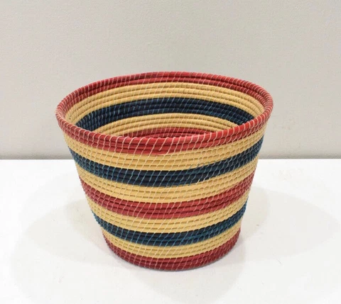 African Lesotho Natural Woven Basket South Africa Cover