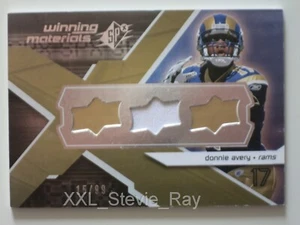 DONNIE AVERY - 2008 SPx Winning Materials Jersey #'d 15/99 #WM-DA - Rams JSY - Bild 1 von 1