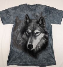 The Mountain Shirt Wolf Animal Vintage Tie Die Tee Made In USA Graphic T-shirt