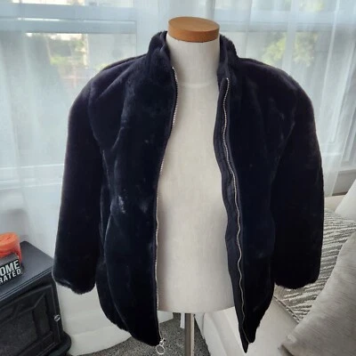 Chaqueta Gap Kids M Mediana Negra Imitación Piel Súper Suave Nueva Foto 1 de 2