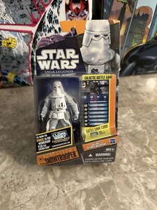 Star Wars Saga Legends Snowtrooper (Hasbro) - New/Sealed - Picture 1 of 13