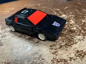 HASBRO 1986 TAKARA VINTAGE TRANSFORMER BLACK TOY CAR - Picture 1 of 6
