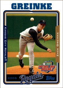 2005 Topps Opening Day Baseball Card #111 Zack Greinke