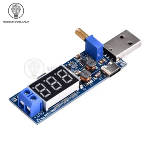Modulo di alimentazione regolabile DC-DC 5V a 1,2V ~ 24V USB Step Up/Down Boost Buck - Foto 1 di 19