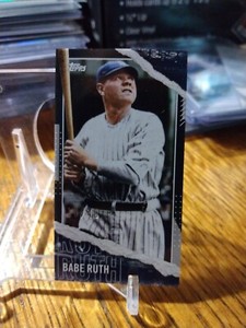 2020 Topps Babe Ruth Rip Baseball Mini 10/40 Exclusive Base Card New York...