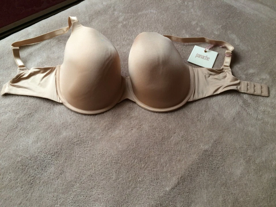 Panache Porcelain Elan T-shirt Bra 7321 Underwired Lightly Padded Womens Bra 36E