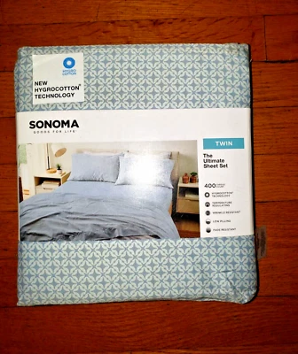 Juego de sábanas Sonoma 3 piezas 400 hilos higrocotton Ultimate tamaño doble Foto 1 de 2