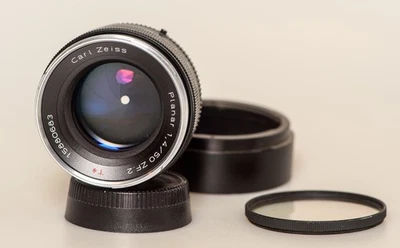 [Used w/ Filter and rear cap] Carl Zeiss Planar T* 50mm F1.4 ZF Lens Nikon - Image 1 of 4