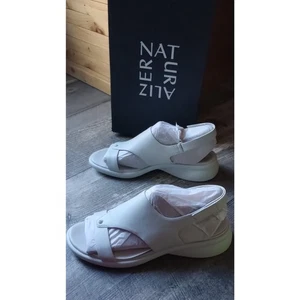 Naturalizer Women's Size 9.5 M Lillian, Mist Gray, Slingback Sandals, NWT - Picture 1 of 6