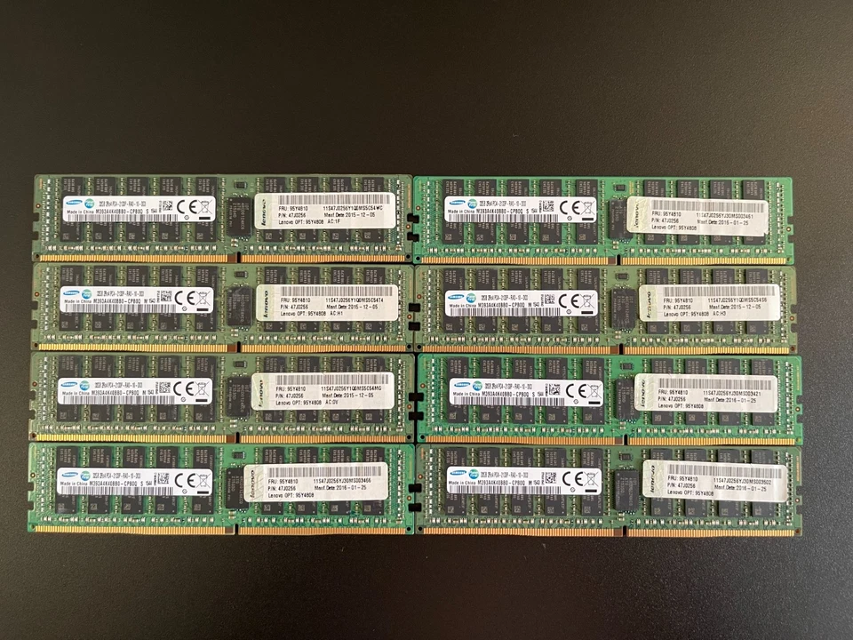 Samsung 256GB (8x32GB) PC4-2133P (m393a4k40bb0-cpb0) RAM - gebraucht! - Bild 1 von 1