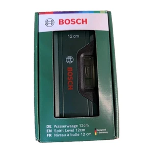 Bosch Wasserwaage 12cm kompakte Mini-Wasserwaage Aluminiumgehäuse Softgrip NEU - Bild 1 von 6