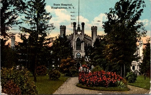 State Hospital Birhmingham NY Postcard 1924 Lenora Brookins - Picture 1 of 2