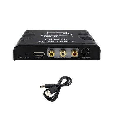 Scart AV S-video Composite AV RCA To HDMI 1080P Video&Audio Converter Adapter - Image 1 of 4