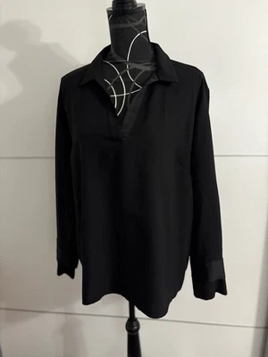 💚 schwarzes Damen Shirt / Bluse in Gr. 44 von C&A YOUR SIXTH SENSE, Maße - Bild 1 von 4