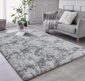 Luxury 6x9 Modern Indoor Home Living Room Area Rugs, Anti-Skid Soft Fluffy Sh... - Picture 1 of 6