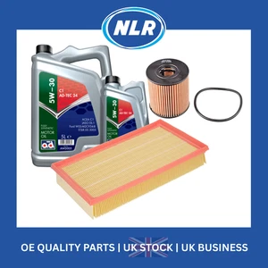 Service Kit For Jaguar XF 2.2 Diesel Oil & Air Filter & 6LT 5W30 C1 Engine Oil - Picture 1 of 4