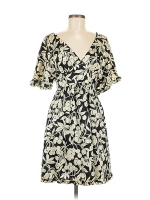 Vestido de cóctel Tibi marfil para mujer 6 Foto 1 de 4