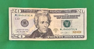 2013 $20 Dollar Bill Birth Note 6/4/1979 4/6/1979 (ML84649791N)  Circulated - Picture 1 of 8