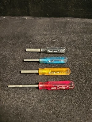 VTG Xcelite Mini Nut Driver P-6 3/16, P-3 3/32,P-5 5/32 Lot & Mini Flathead R181 - Image 1 of 4
