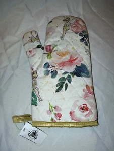 Disney Parks Tinker Bell Tinkerbell Pattern Oven Mitt Potholder NEW - Picture 1 of 6