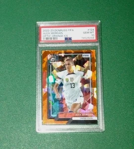 PSA 10 2022 Donruss FIFA Alex Morgan Optic Orange Ice #124 Gem Mint USWNT - Picture 1 of 2