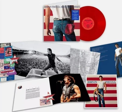 Bruce Springsteen Born In The USA LP Album vinyl record 2024 Remastered Red - Image 1 of 4
