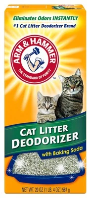 ARM & HAMMER Katzenstreu Deodorierer mit Backpulver, 20 Unzen - 15020